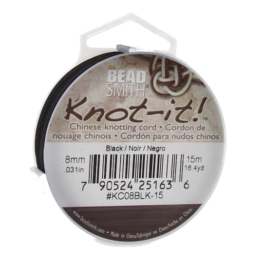 The Beadsmith&#xAE; Knot-it!&#x2122; 0.8mm Chinese Knotting Cord